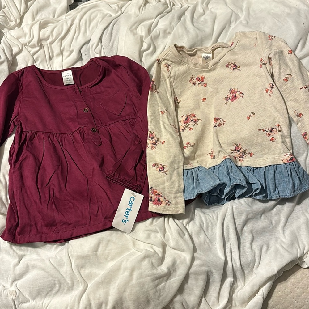2 long sleeve shirts